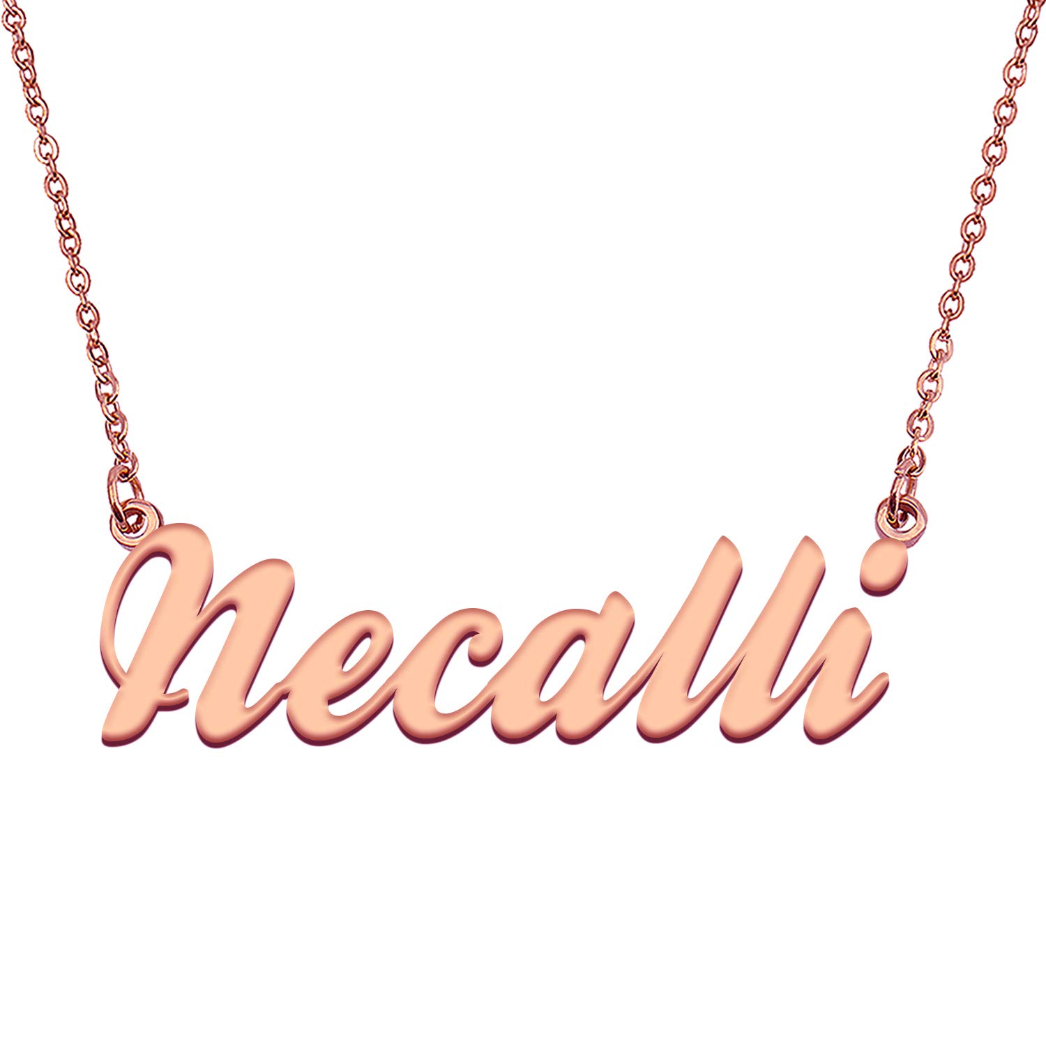 GR35Z9Custom Gold Initial Name Necklace Jewelry Gifts for Womens