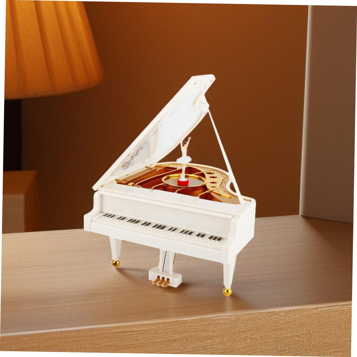 Caja de Música Giratoria Forma de Bailarina Piano