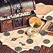 Dingion 100 Pcs Plastic Gold Coins Set Pirate Coins Fake Toy Tokens Treasure Coins Reward Gifts Replica Spanish Doubloons for Board Games Pirate Treasure Chest Party Favors (Bronze)