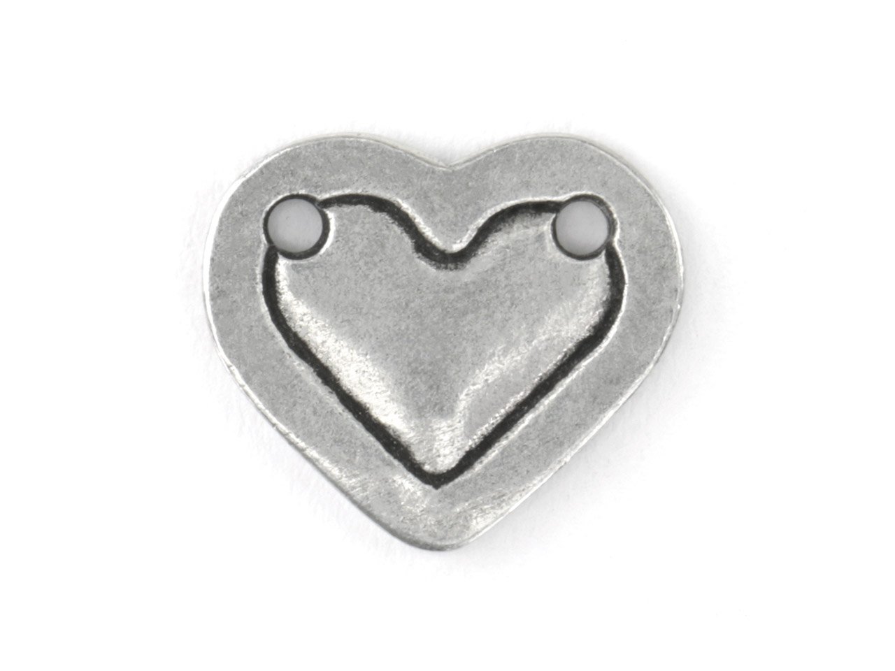 Small Heart Border Pewter Stamping Blank Clearance