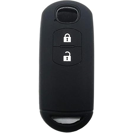 Amazon シリコンスマートキーカバー マツダ系 Mazda Cx5 Cx 5 Cx 3 Cx3 新型デミオ 専用設計 キーケース キーホルダ 純正部品リモコンカバー 鍵ケース ピッタリフィット タイプ4黒 キーケース キーホルダー 車 バイク