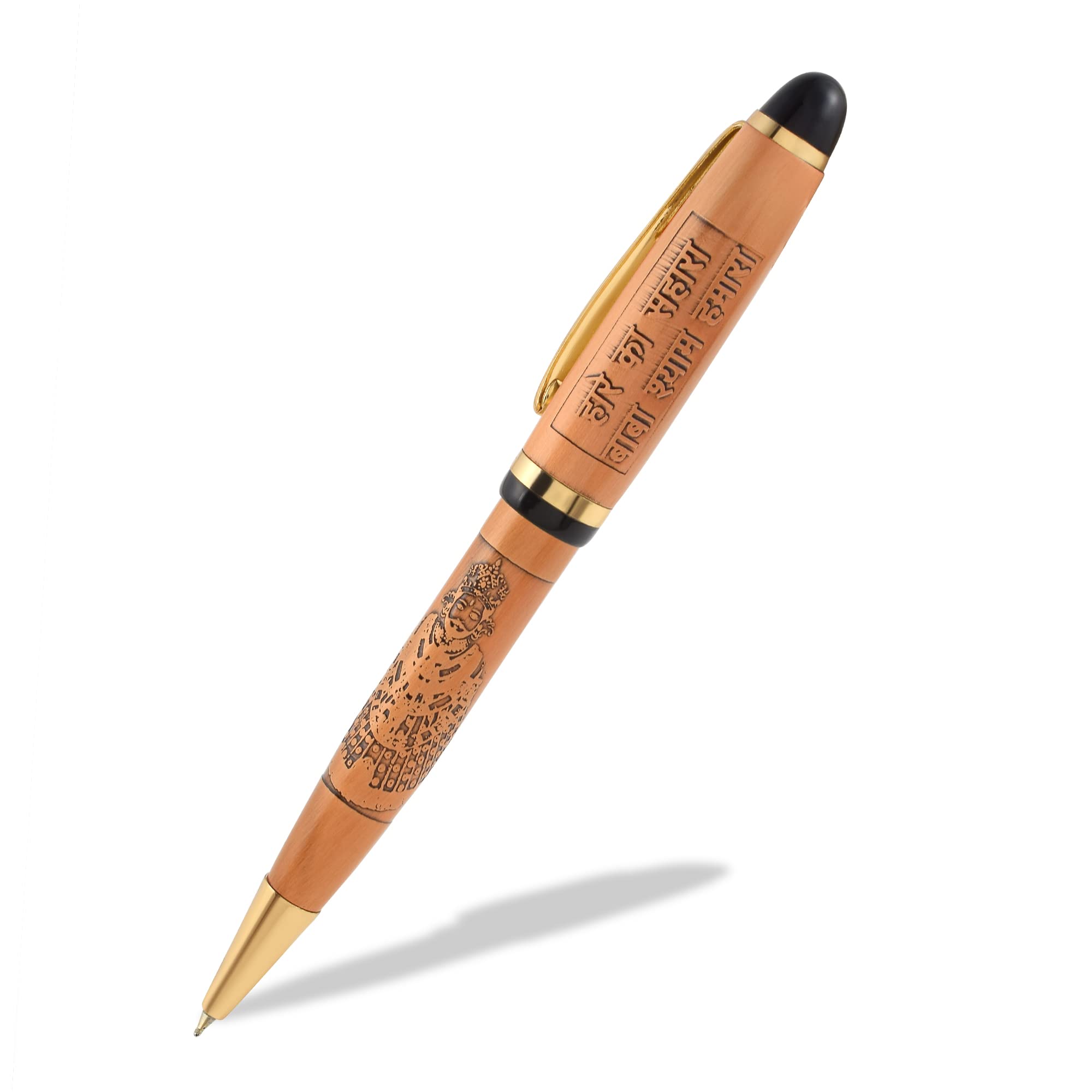 MemoirMemoir Brass Pure Copper Tamba Khatu Shyam Hindu Spiritual Jewellery Pen (HDNI8243)