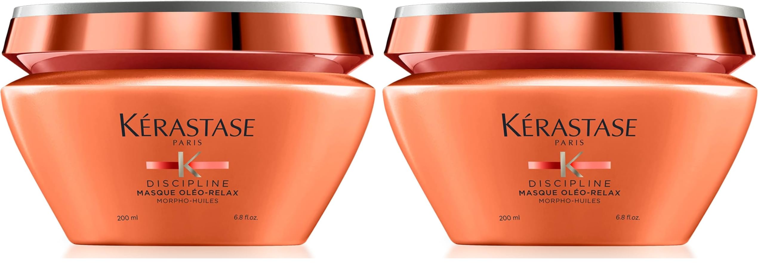Kérastase Discipline Oléo-Relax, Mascarilla Alisante, Suavizante y Antiencrespamiento, Protector Térmico, Para Pelo Encrespado, Masque Oléo-Relax, 200 ml