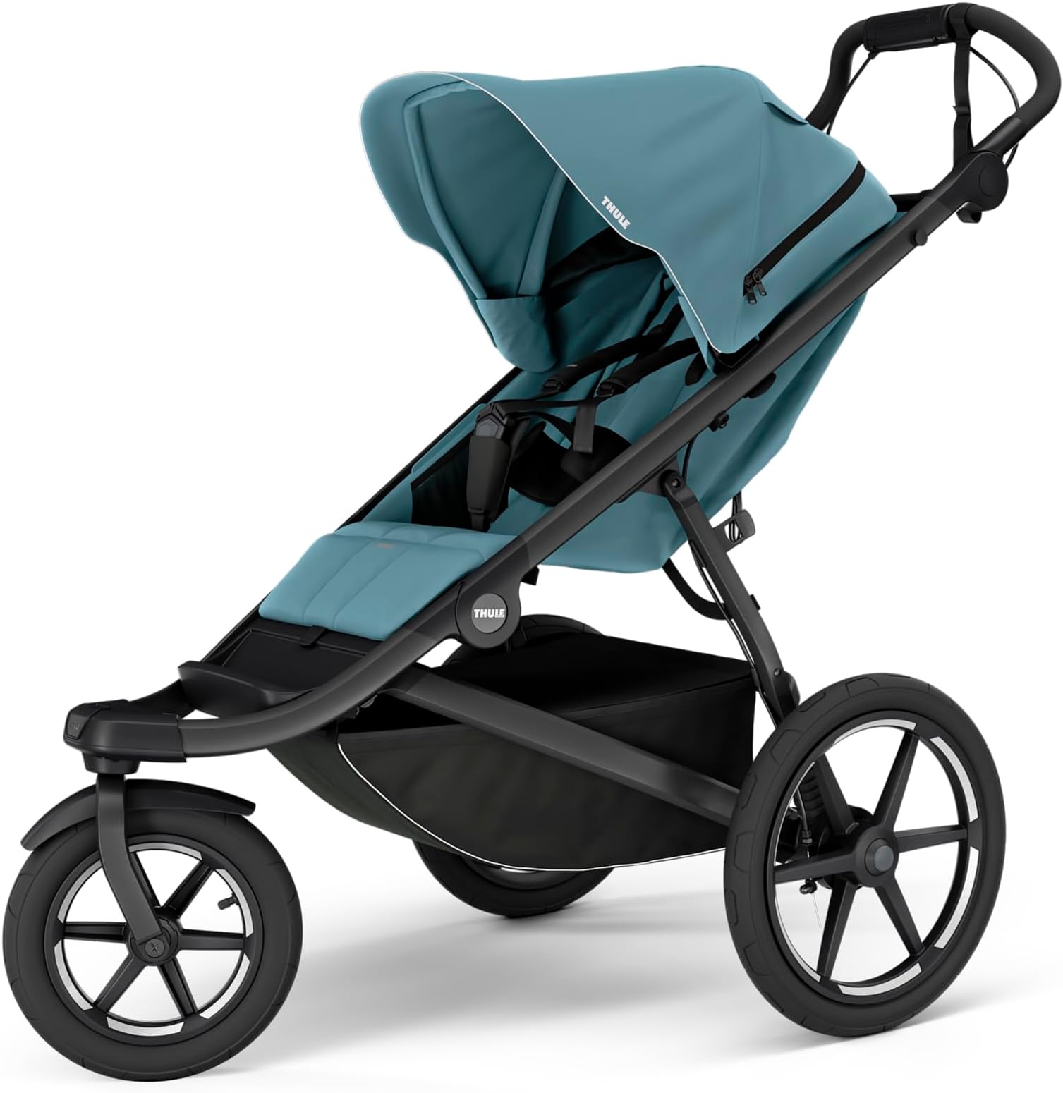 Thule Urban Glide 3 Single Child All-Terrain Stroller, Full-Suspension System, Air-Filled Tires, Upright seat with Adjustable Recline and Built-in legrest