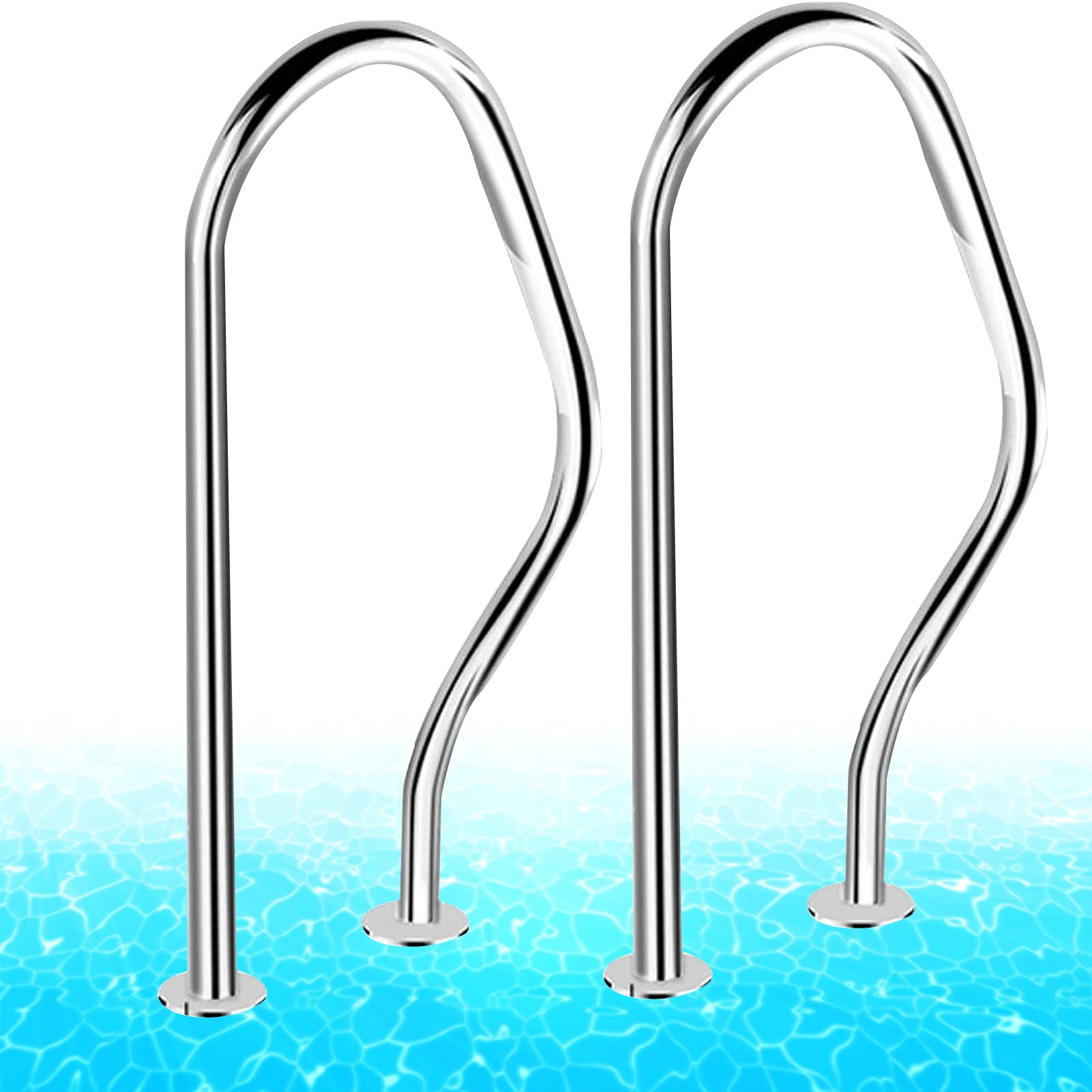 Rampe de piscine en inox pour sécuriser vos baignades