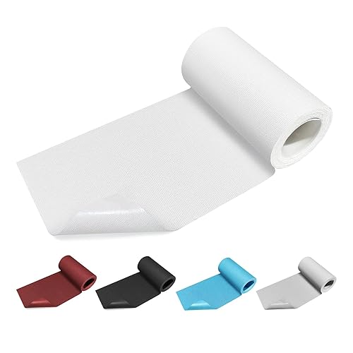 KOCOZA Parches de reparación de tela de lino, cinta de reparación de tela autoadhesiva de 5.9 x 39 pulgadas, kits de parches de sofá de tamaño extra