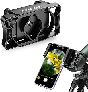 Evil eye Telescope Phone Adapter, Multipurpose Telescope Phone Adapter Mount, Universal Telescope Phone Mount Adapter for Adults-Fits Almost All Optical Equipment and Smartphones on The Market
