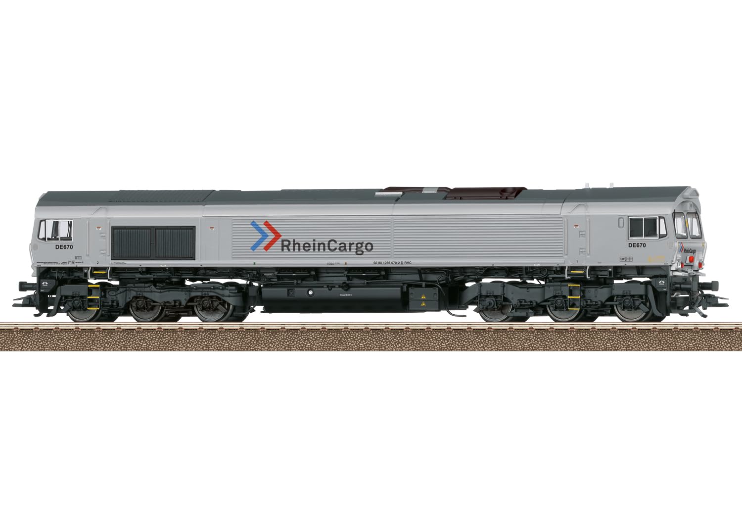 Modellbahn Locomotiva Diesel in Metallo, 385 mm