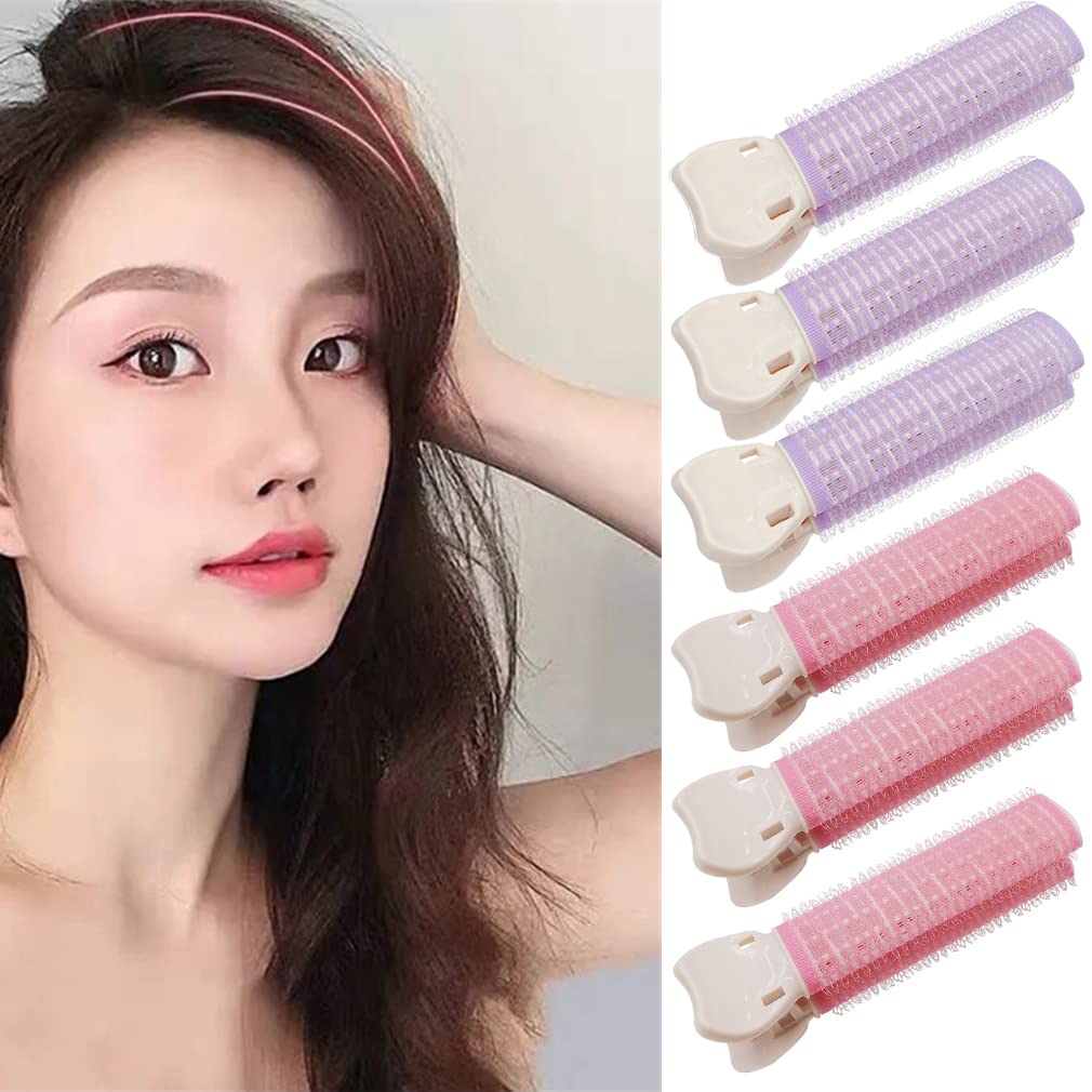 TOOLZEEN 6 PCS Volumizing Hair Root Clip,Natural Fluffy Hairpin, No Heat Curling Iron Hair Styling Tool Rollers,DIY Curler Small And Easy to Carry, for Long & Short Hair