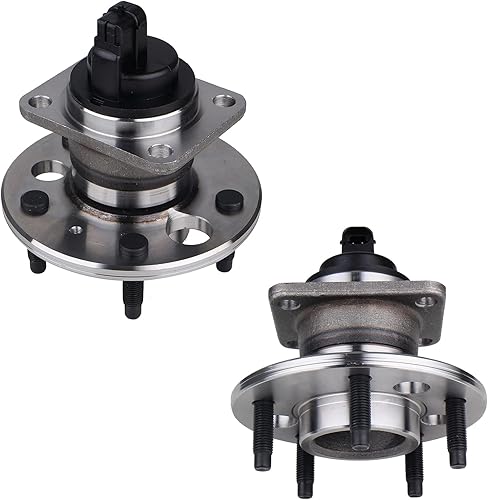 PAROD Par de buje de rodamiento de rueda trasera 512003 compatible con Buick Lesabre, Pontiac Bonneville, 91-92 Cadillac Allante, Eldorado,