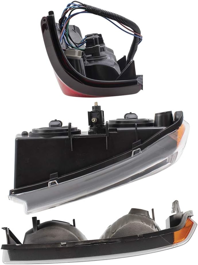 Brock Replacement 6 Pc Headlights Tail Lights & Park Signal Lamps