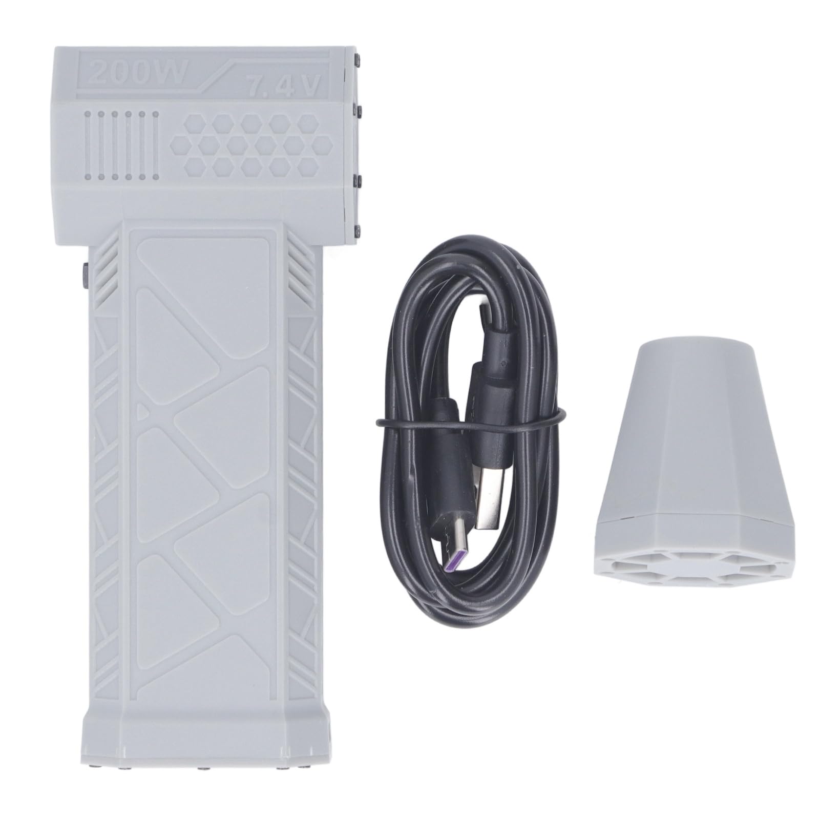 Jet Dry Blower - 130000RPM Ad Alta Velocità, Turbofan Mini Spolveratore Aria, Potente Brushless Motore Super Jet Soffiatore per Pulizia Auto Campeggio All'aperto
