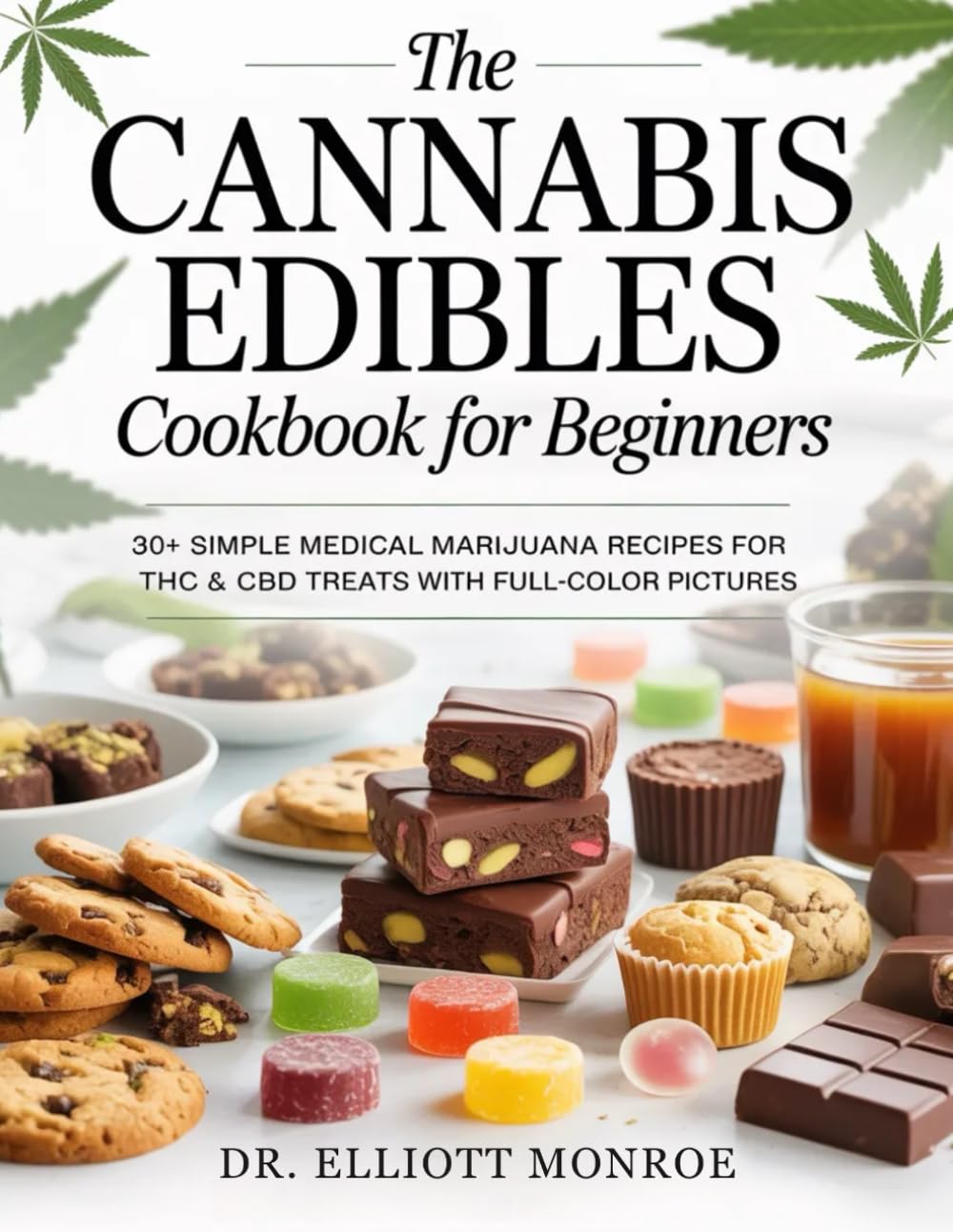 The Cannabis Edibles Cookbook for Beginners: 30+ Simple Medical Marijuana Recipes for THC & CBD Treats with Full-Color Pictures