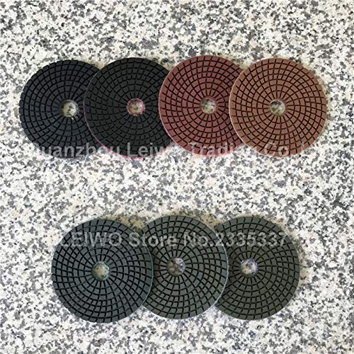 Diamond Polishing Pads 4 inch Wet for Granite and Marble Premium Polishing Pad Disc Sander Circle Polish Pad Thickness 3 mm