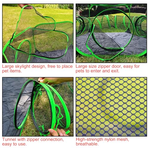 Heyhome HHXDWWLHRSD Small Animal Playpen Guinea Pig Hedgehog Cage Rabbit Cage thumb #6