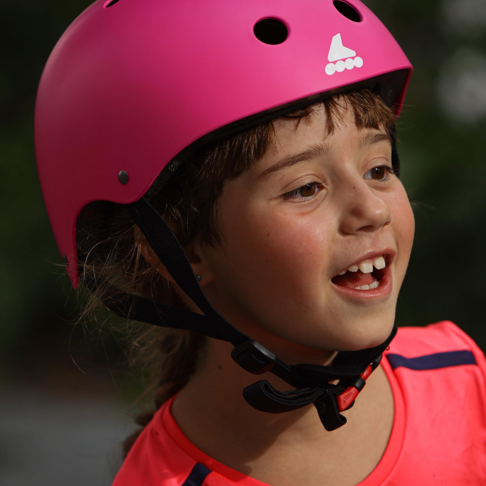 Rollerblade RB JR Helmet, Inline Skate Helm für Mädchen, Schutzausrüstung für Inliner, Skateboard, Scooter & Bike, Unisex, Pink