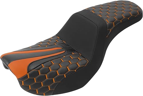 Vista 10 de Asiento de motocicleta para conductor y pasajero, apto para Harley Dyna Wide Glide Low Rider Street Bob Fat Bob FXDF Super Glide Custom FXDC