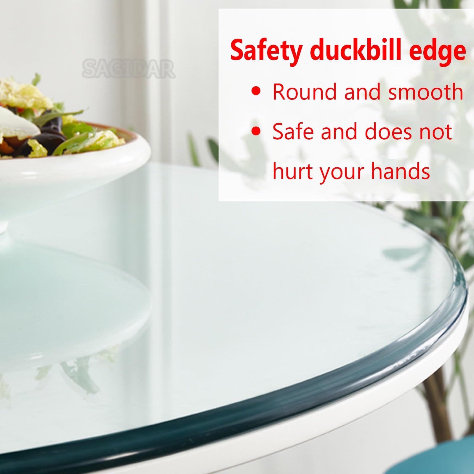 Plateau De Table En Verre Rond 800 Mm