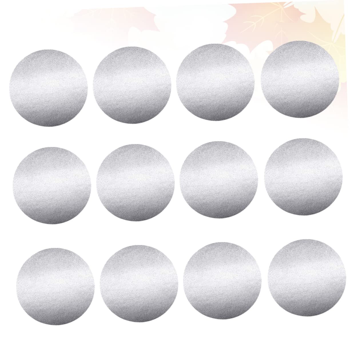 MAGICLULU 3 Set Di Etichette Adesive Rotonde Antigraffio Decalcomanie Per Feste Quaderni Mobili Facili Da Staccare 2 * 3