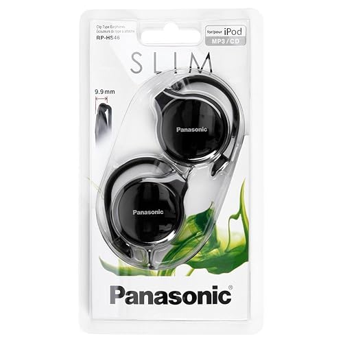 Panasonic- Rp-hs46e-k Auriculares Clip On Slim - Negro