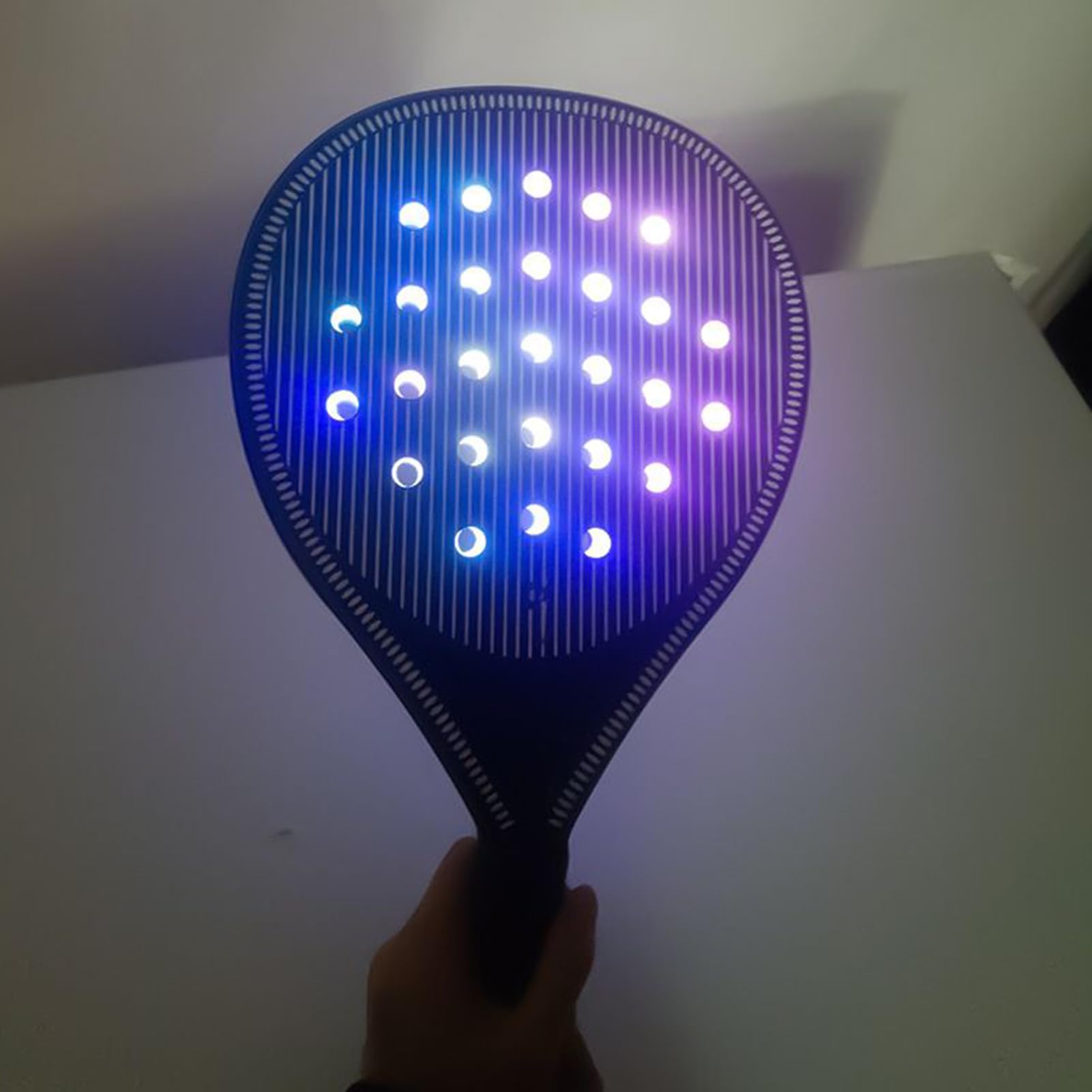 Damska Rakieta Tenisowa Świecący Zestaw Do Gry W Paddle Plażowe Z USB | Akcesoria Sportowe Z Włókna Węglowego Z Piłkami Do Treningu I Podróży