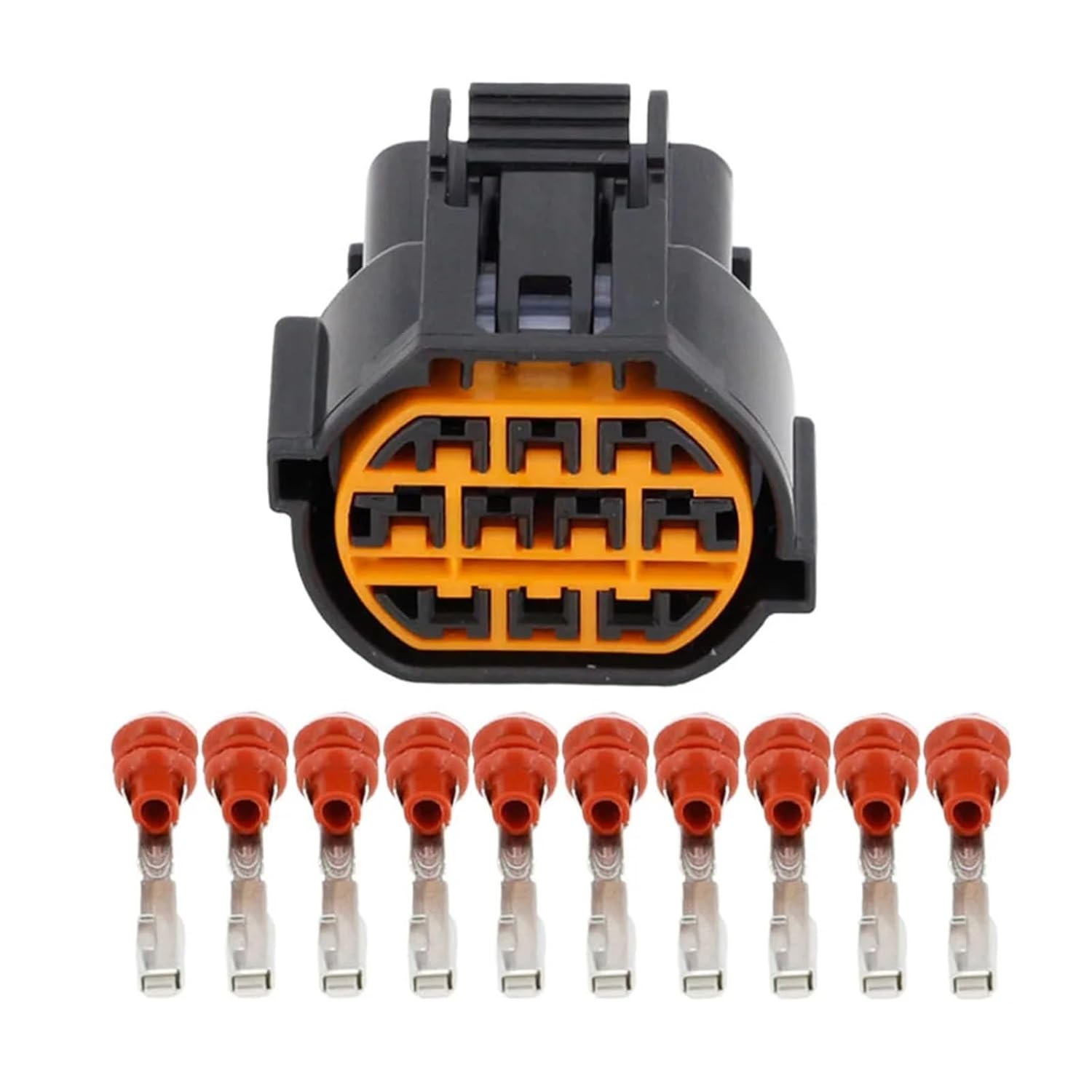 10 Pin Automotive Waterproof Connector Harness Connector with Terminal Plug DJ7109-2-21 10P(10 Sets)