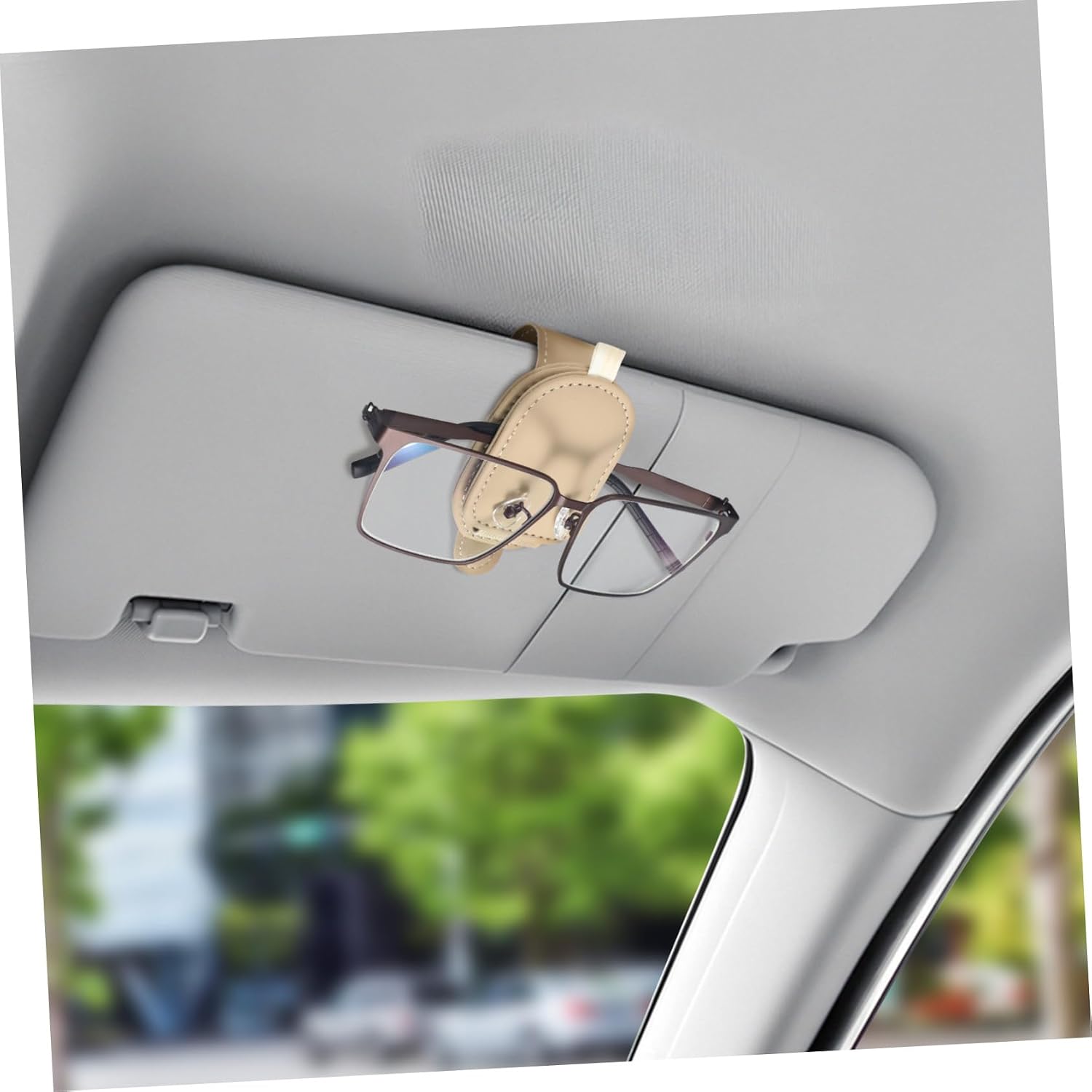 Mikinona Sunglasses Visor Clips for Cars Magnetic Glasses Holder Car Visor Organizer image 2