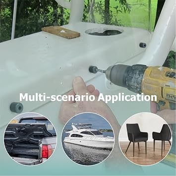 Boat Windshield Bumpers - 1 Domed Rubber Windscreen Grommets for Boat Marine Fishing Yacht Hardware, 8 Pack