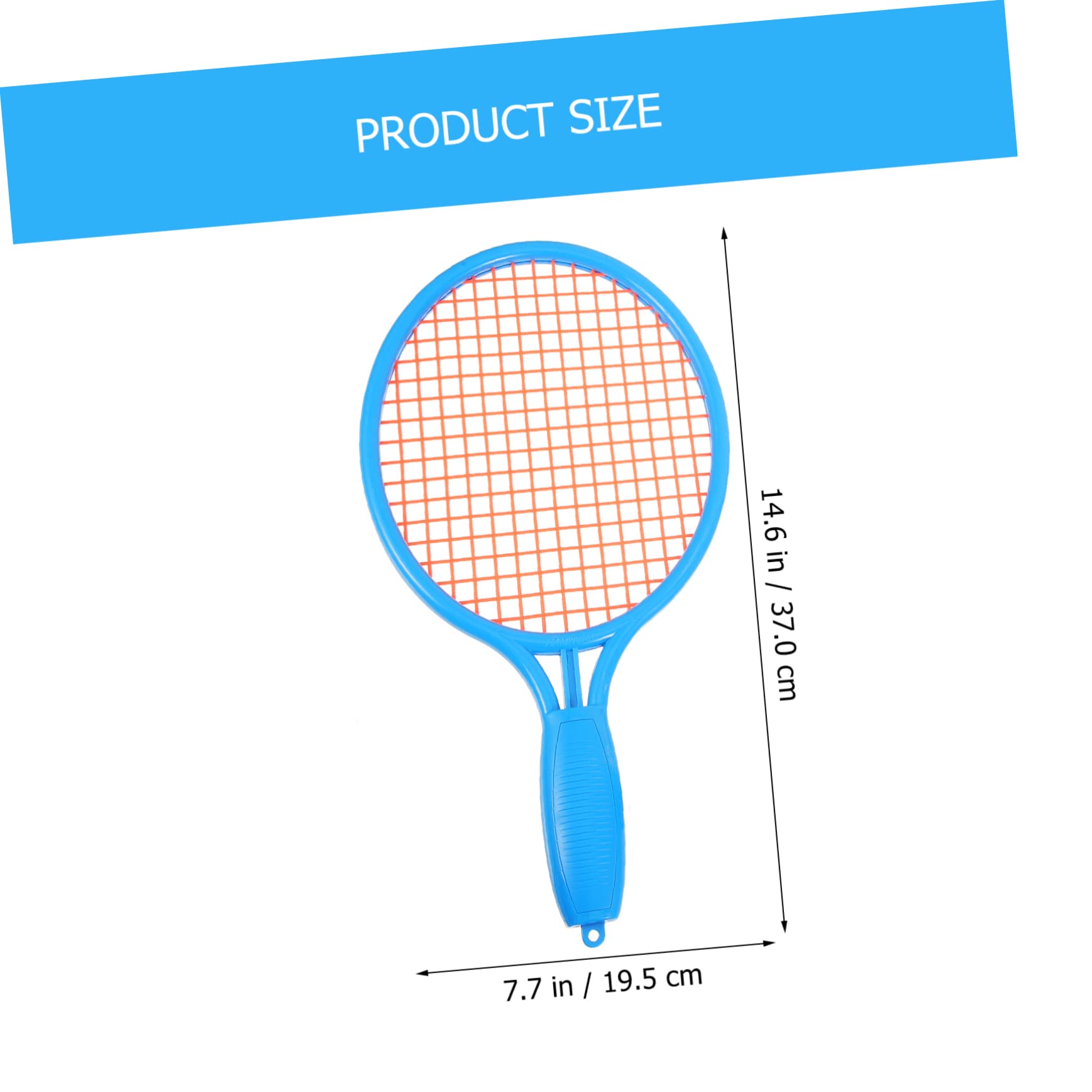 NULYLU 1 Set Tennis Rackets Tennis Balls for Outdoor Sports Equipment for Parent Games at Beach Park Durable Lightweight Design