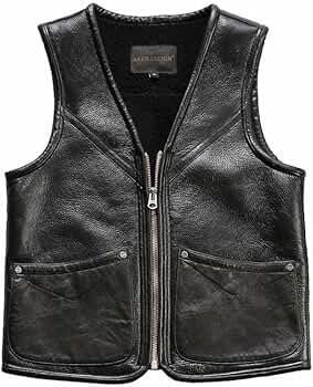leather wear レザーウェア　ダブル　ライダースジャケット　ベスト leather wear レザーウェアダブルライダースジャケットベスト