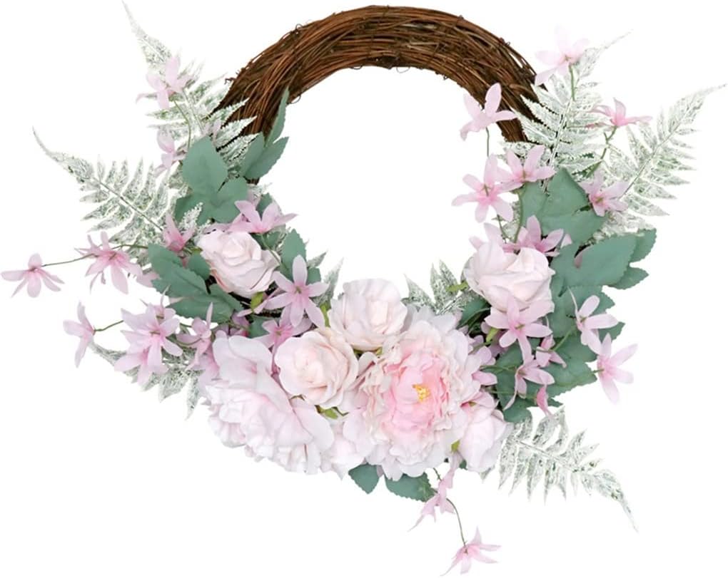 Spring Simulation Wreath Wedding Wall Hanging Wall Wreath Home Patio Arrangement