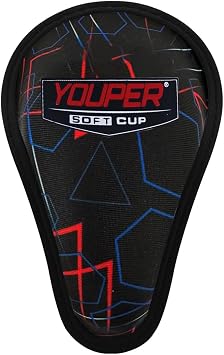 Youper Boys Youth Soft Foam Protective Athletic Cup Ages 7-12, Kid Athletic Cup for Baseball, T-Ball, Football