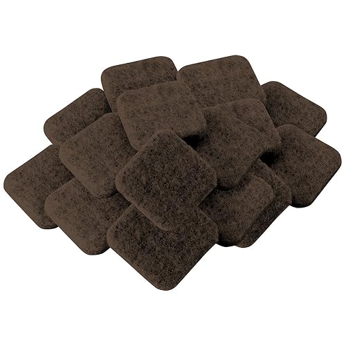 Softtouch 4727495N Heavy Duty Square Felt Furniture Pads