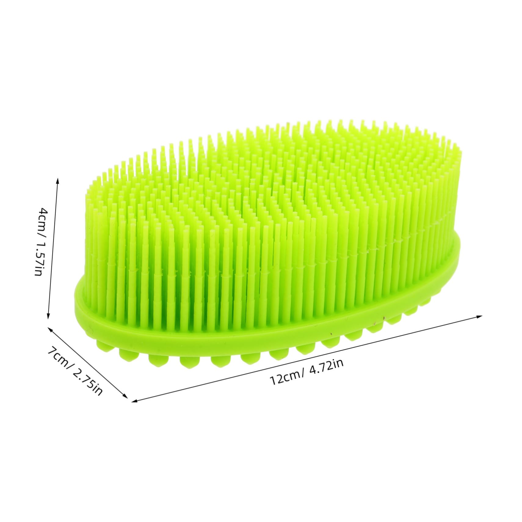 Totority Silicone Baby Bath Brush Soft Silicone Skin Baby Scrubber Bath Baby Body Brush Soft Brush for Baby Cradle Cap Cleaner