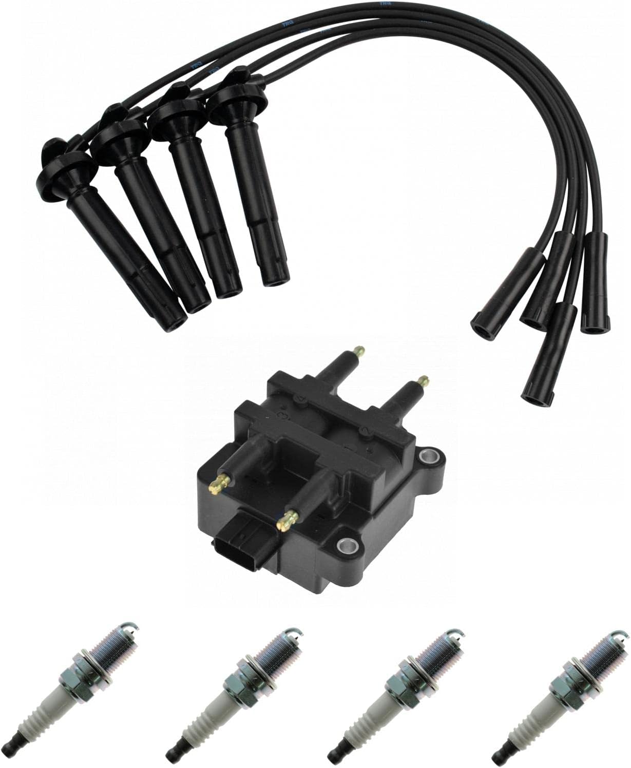 Engine Service Kit Coils with Wires and Spark Plugs for Forester Impreza (EB3-4883767)