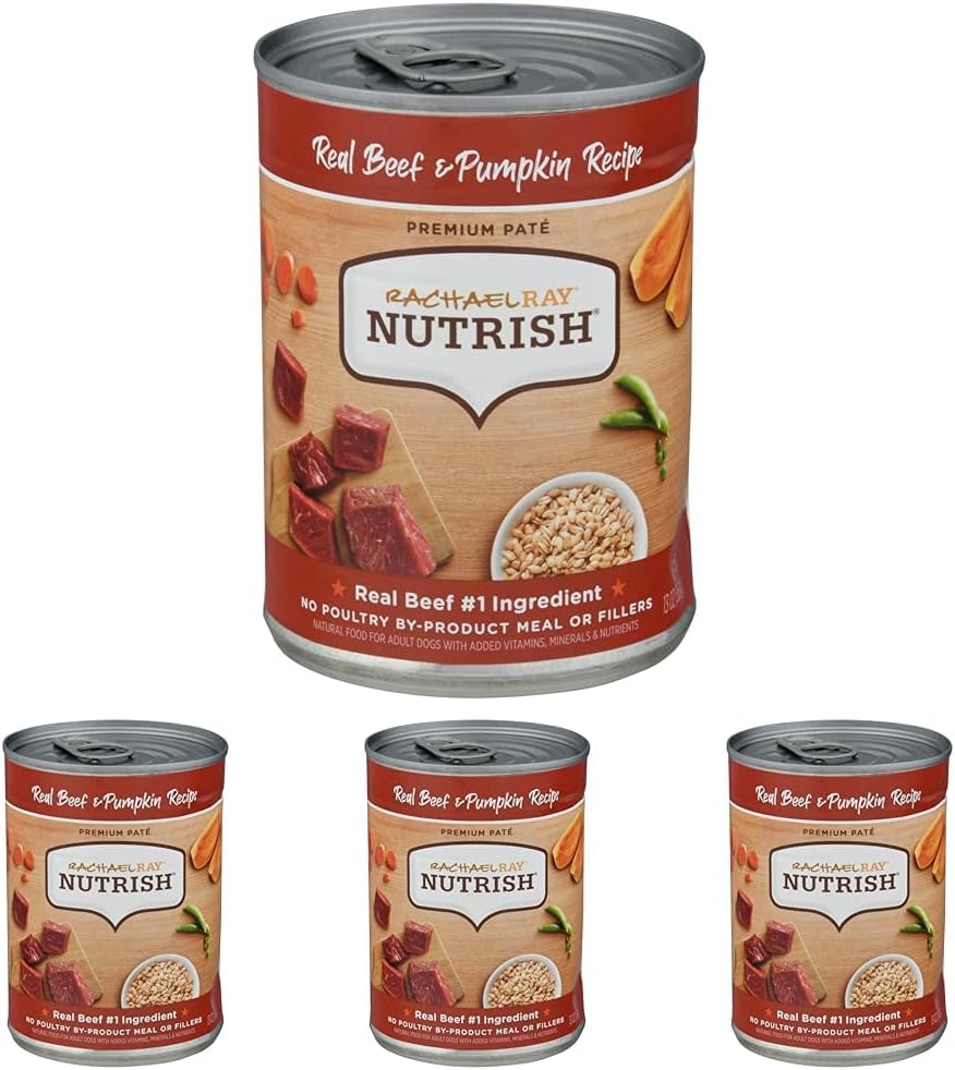Nutrish Rachael Ray Wet Dog Food, Beef & Pumpkin, 13 Ounce Can 