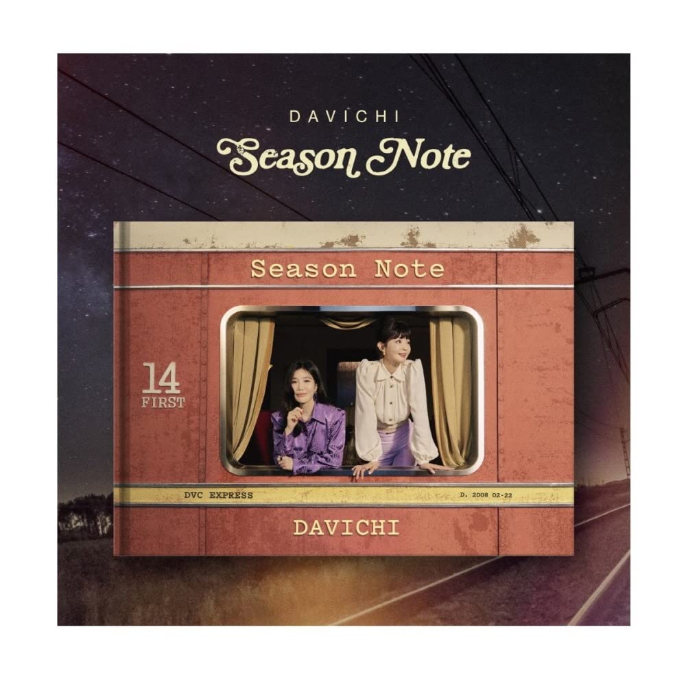 Davichi Mini album Season Note CD idée cadeau fans de musique