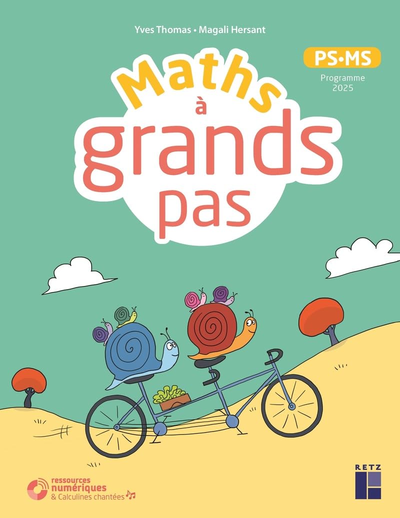 Maths à grands pas - PS-MS (+ ressources numériques) - Programmes 2025