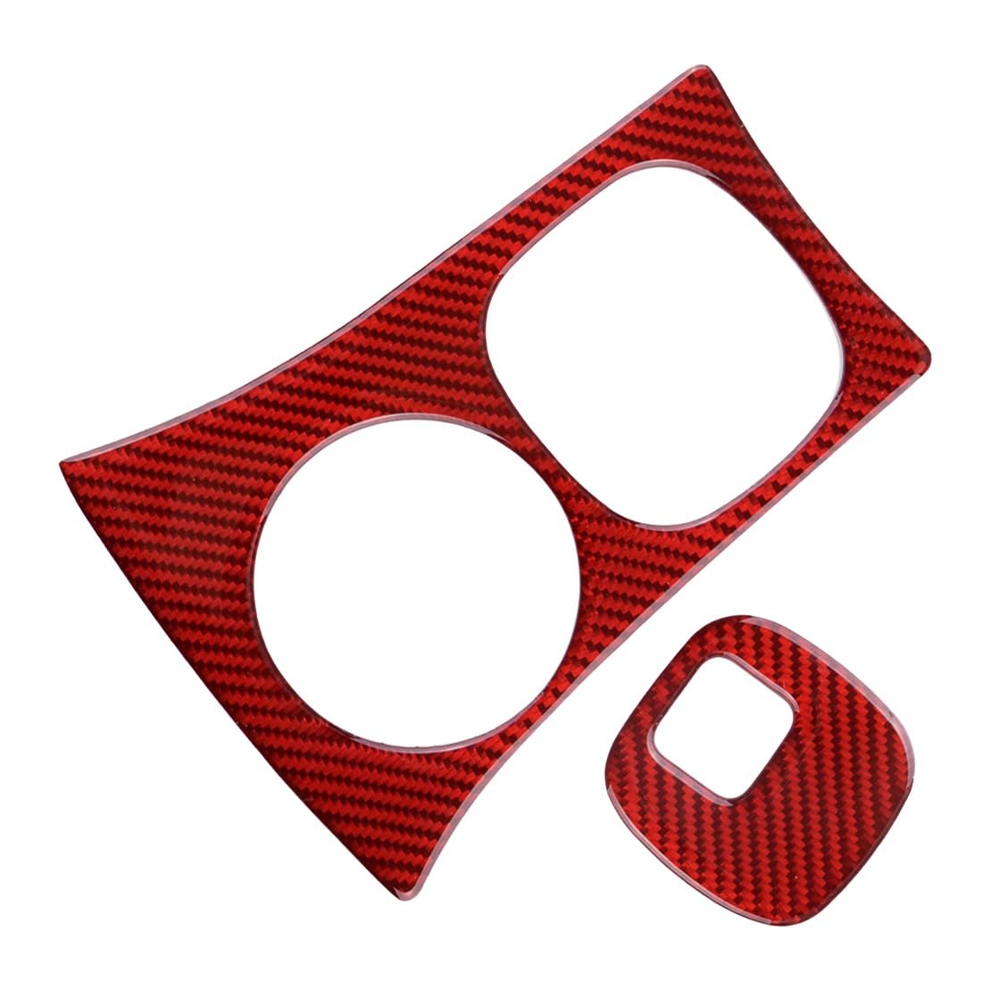 Garniture en fibre de carbone rouge pour commutateur d'allumage C5 98-04