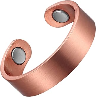 The Original Pure Copper Ultra Strength Magnetic Field Ring for Men & Women | Magnetic Therapy Ring