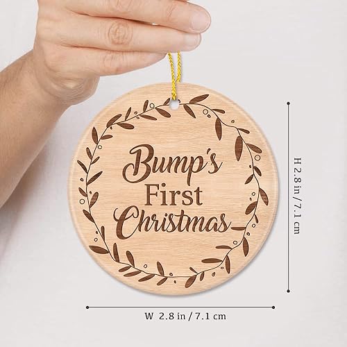 Miniatura 6 de TheUnifury - Adorno de embarazo personalizado para bebé 2024, adorno de ultrasonido, adorno de anuncio de embarazo, adorno de madera para el primer