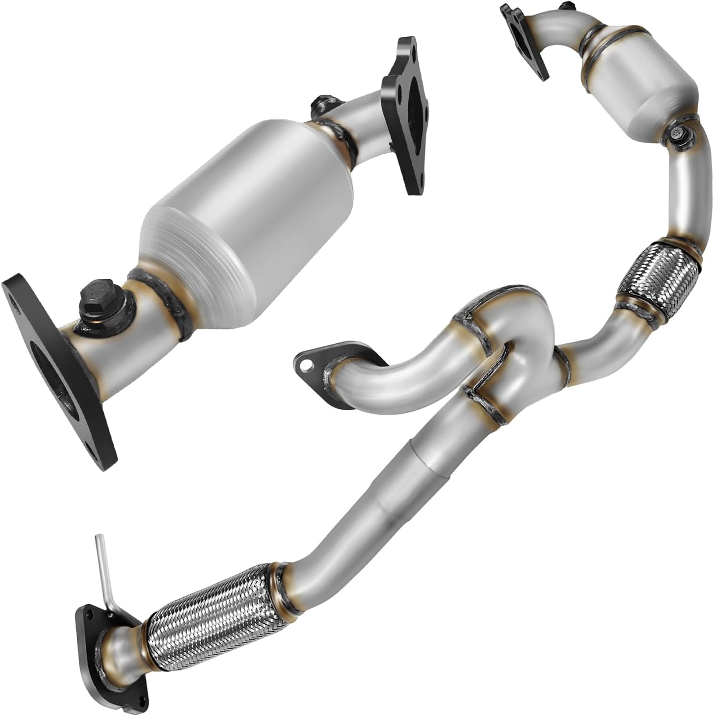 Catalytic Converter Direct-fit Compatible with Cadillac SRX 2010 2011 Front Right Left 3.0L V6 Catalytic Convertor 19537 19536 (EPA Compliant)