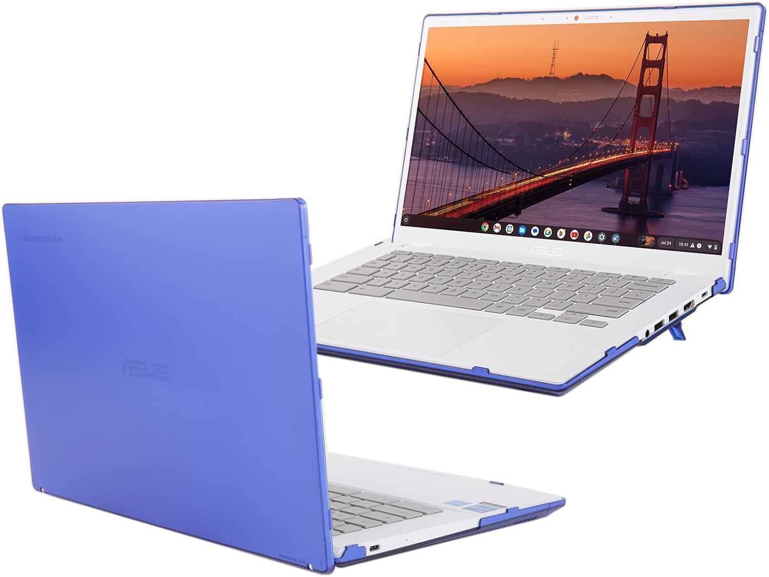 mCover Case ONLY Compatible with 2023~2024 14-inch ASUS Chromebook Plus Enterprise CX34 (CX3402) Series Laptop Computers (NOT Fitting Any Other ASUS Models) - Red