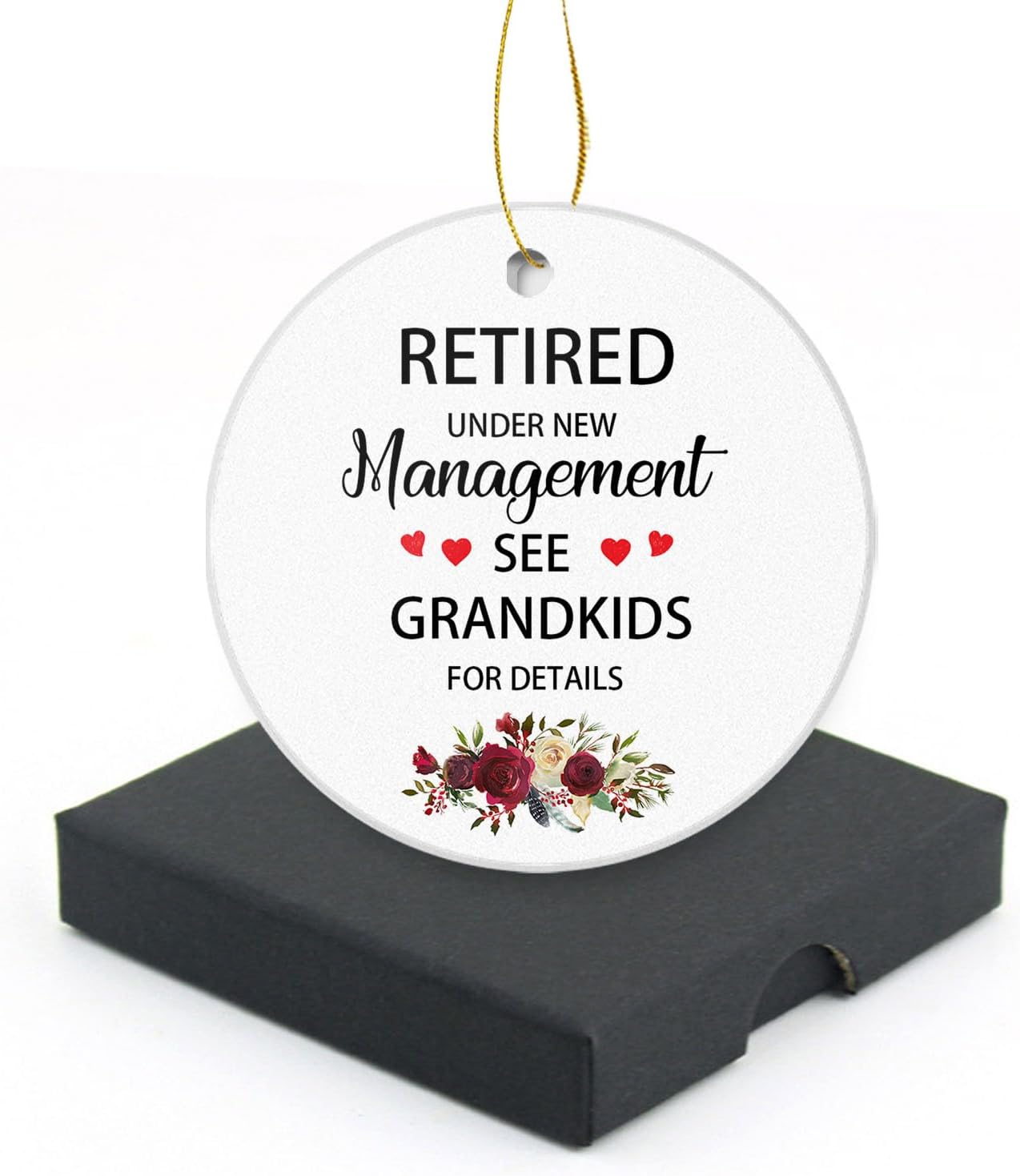 Retirement Christmas Tree Ornaments,Retired See Grandkids