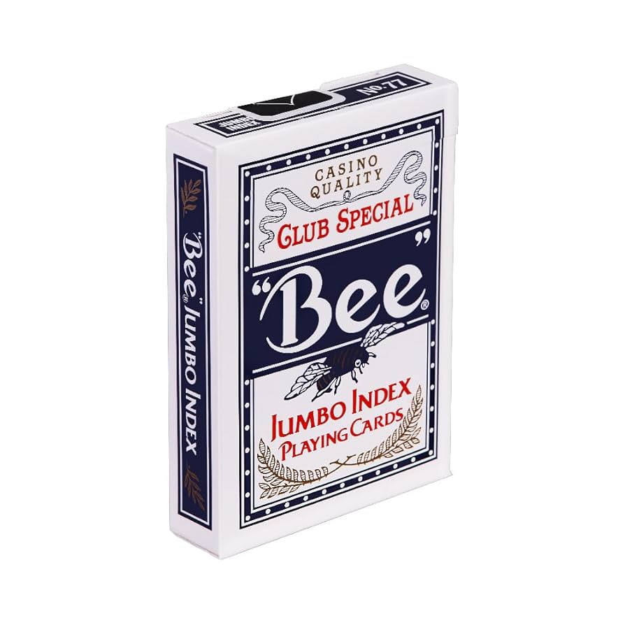 トランプ Bee Jumbo Index Tech Art Playing Cards Bee Jumbo Index Game Cards (Colors May Vary) : Amazon.ca