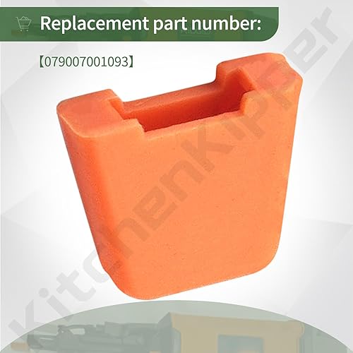 Miniatura 4 de KitchenKipper Paquete de 4 almohadillas antimanchas 079007001093 compatibles con clavadora Ridgid Brad, se adapta a R213BNE, R138BNA, R213BNA - No