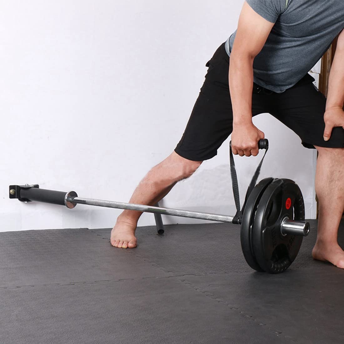 Attacco Per Piattaforma Con Barra A T - Per Bilanciere 25mm | Esercizi Palestra Casa O Palestra