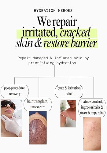 Miniatura 4 de Crema de pantenol intensiva al 9% con aloe vera y ácido hialurónico  Hidratación profunda, cuidado después del sol y tatuajes, trasplante de cabello