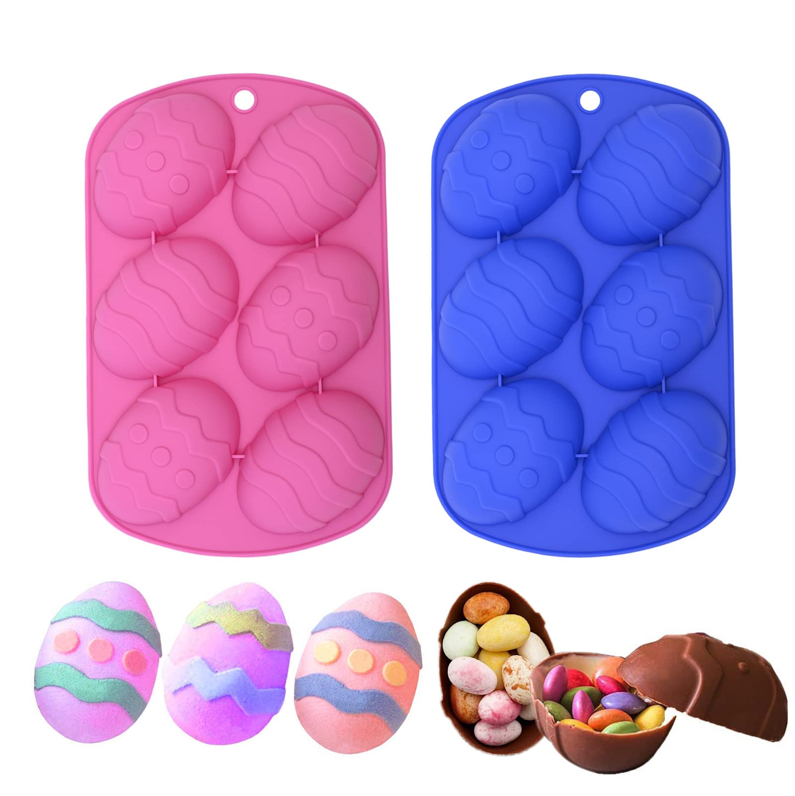 Amazon.co.jp: 大きなイースターエッグシリコンモールド チョコレート