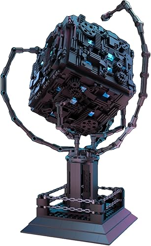 Givam Caja de rompecabezas de bloques con descifrado de mecanismo, caja de rompecabezas secreta de montaje de bricolaje, rompecabezas 3D con